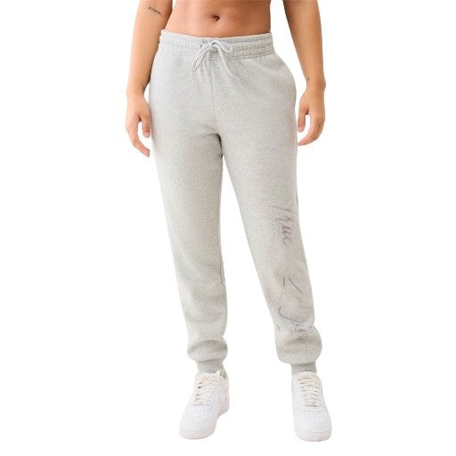 TRUE RELIGION TR MID RISE JOGGER HEATHER GREY