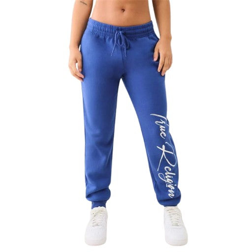 TRUE RELIGION TR MID RISE JOGGER SODALITE BLUE