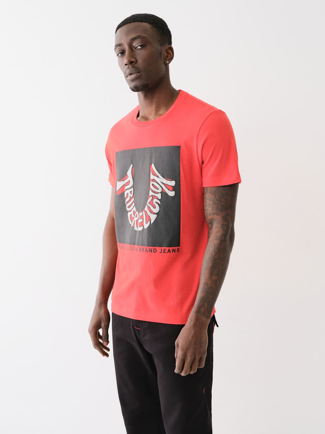 True Religion Warped T-Shirt Lava