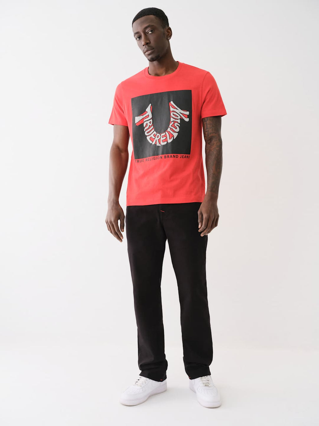 True Religion Warped T-Shirt Lava