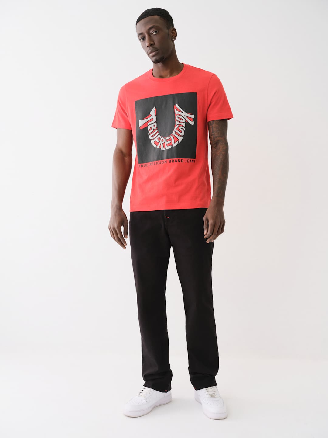 True Religion Warped T-Shirt Lava
