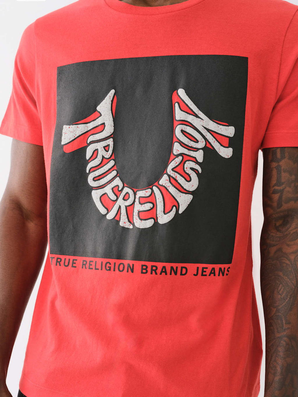 True Religion Warped T-Shirt Lava
