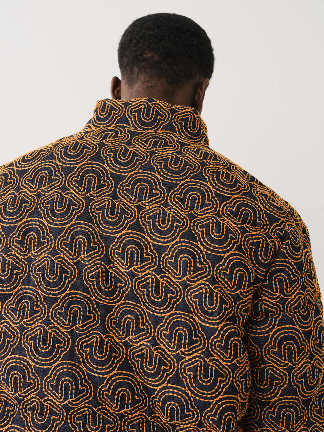 True Religion Jacket HS Embroidery Puffer Jacket 2S Body Rinse