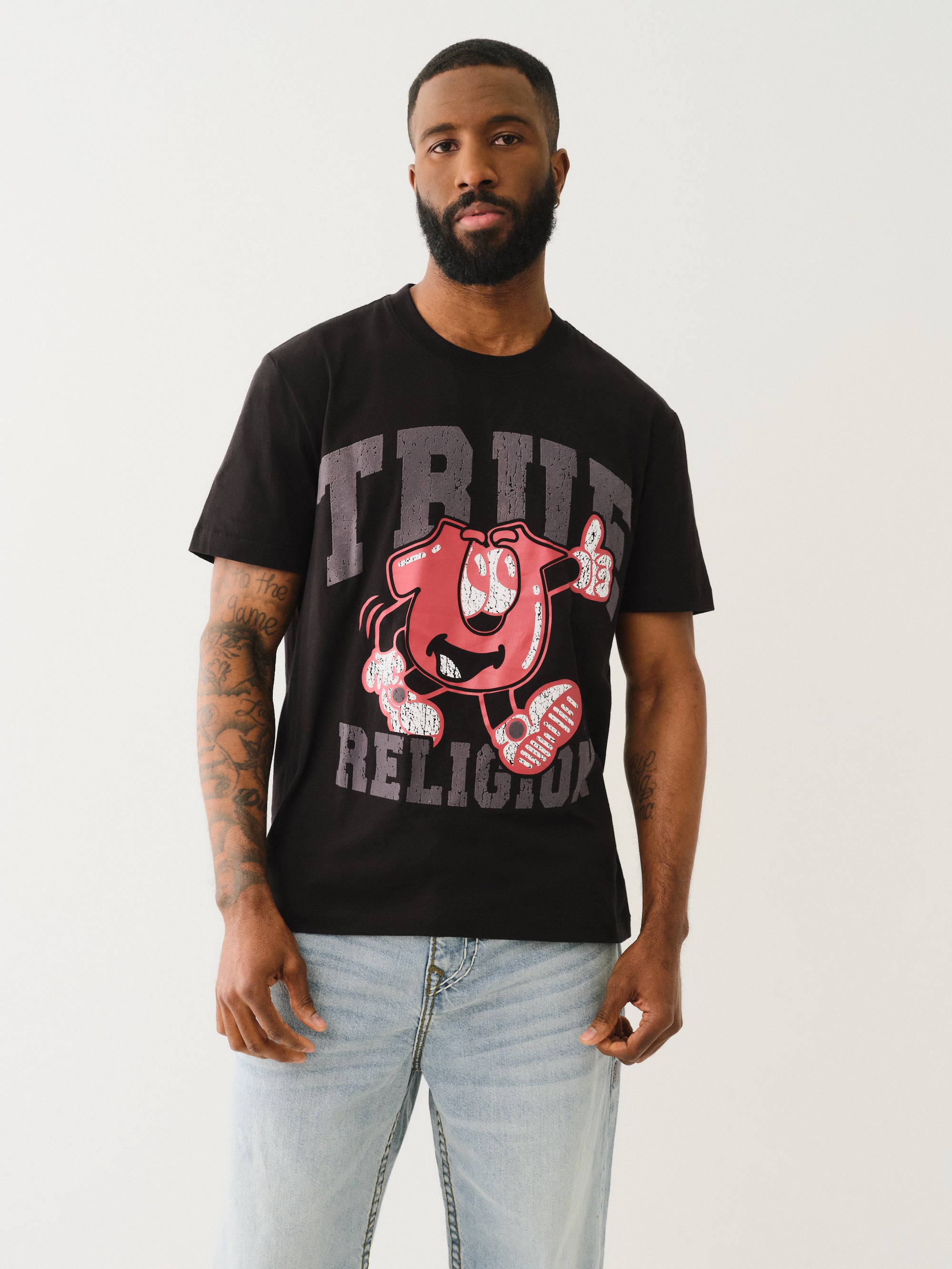 True Religion Ss Good Shoey Tee Jet Black