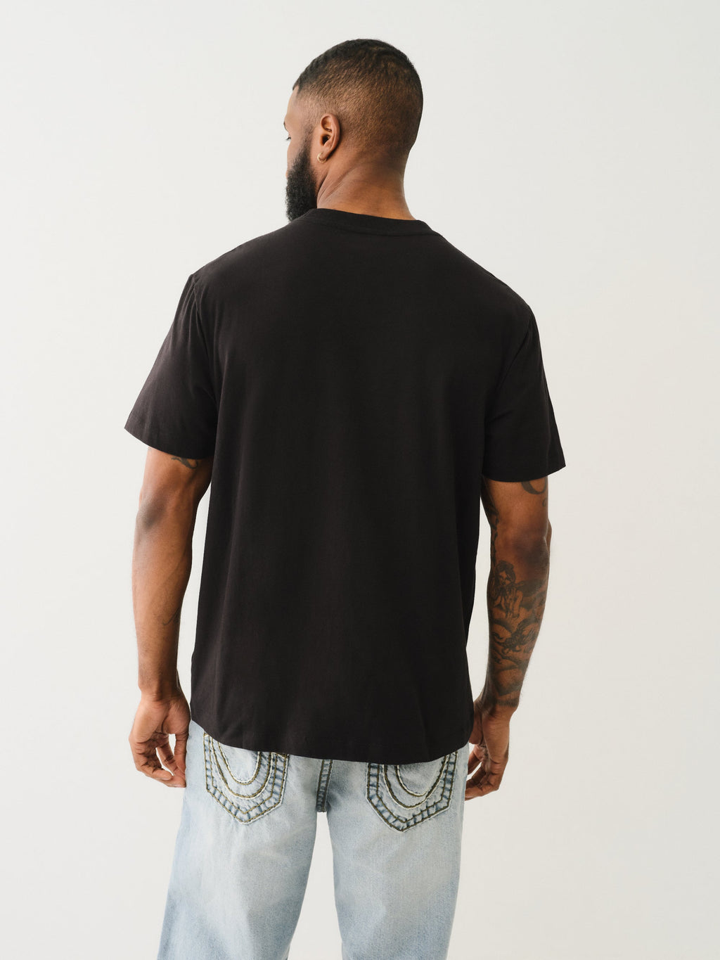 True Religion Ss Good Shoey Tee Jet Black