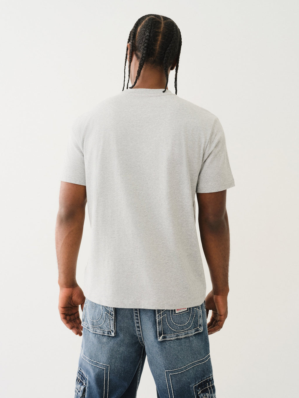 True Religion Ss Good Shoey Tee Heather Grey