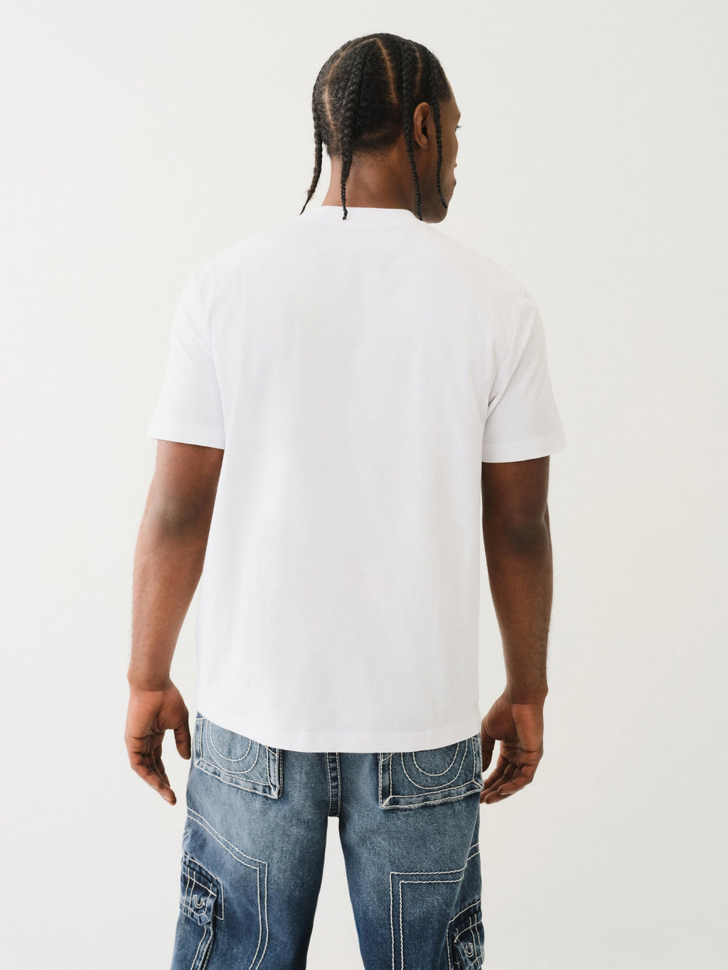 True Religion Ss Good Shoey Tee Optic White