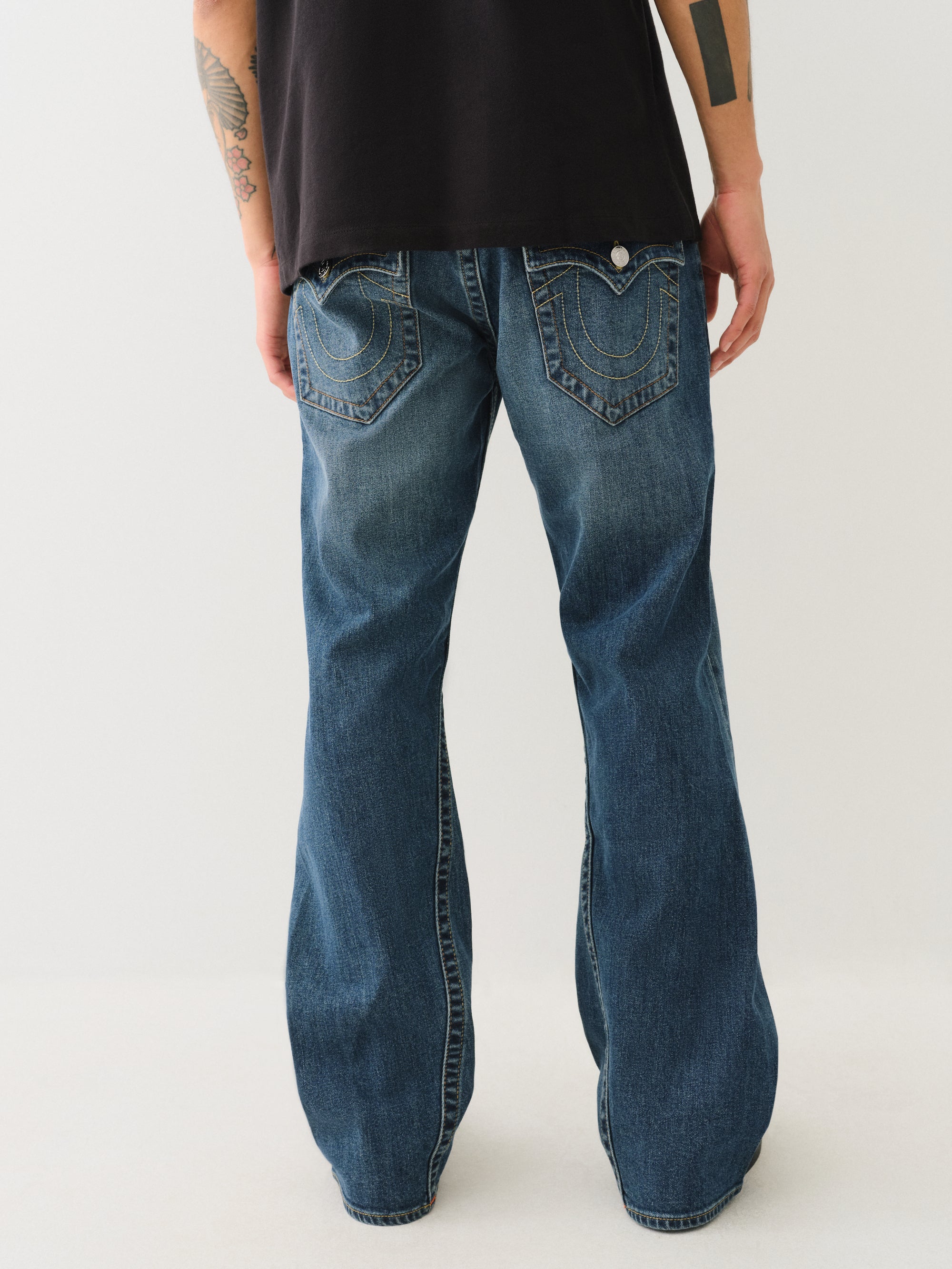 True Religion Joey Sn Flap 34In Dark Wash
