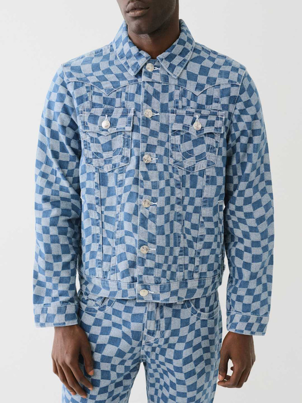 True Religion Denim Jimmy Jacket SN Dodgy Medium Wash