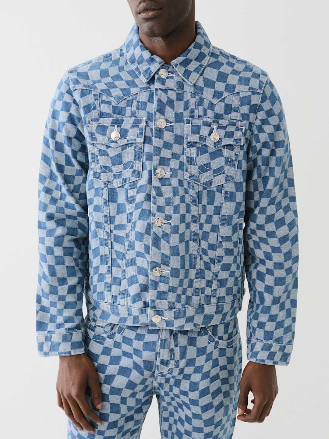 True Religion Denim Jimmy Jacket SN Dodgy Medium Wash