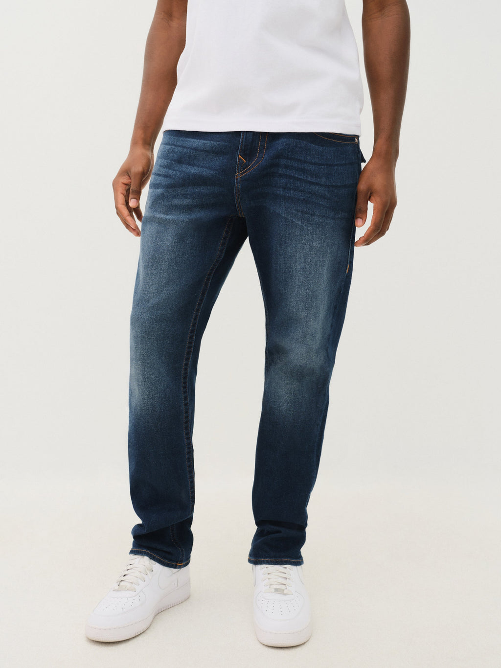 True Religion Geno Sn Flap 32In Damon Dark Wash