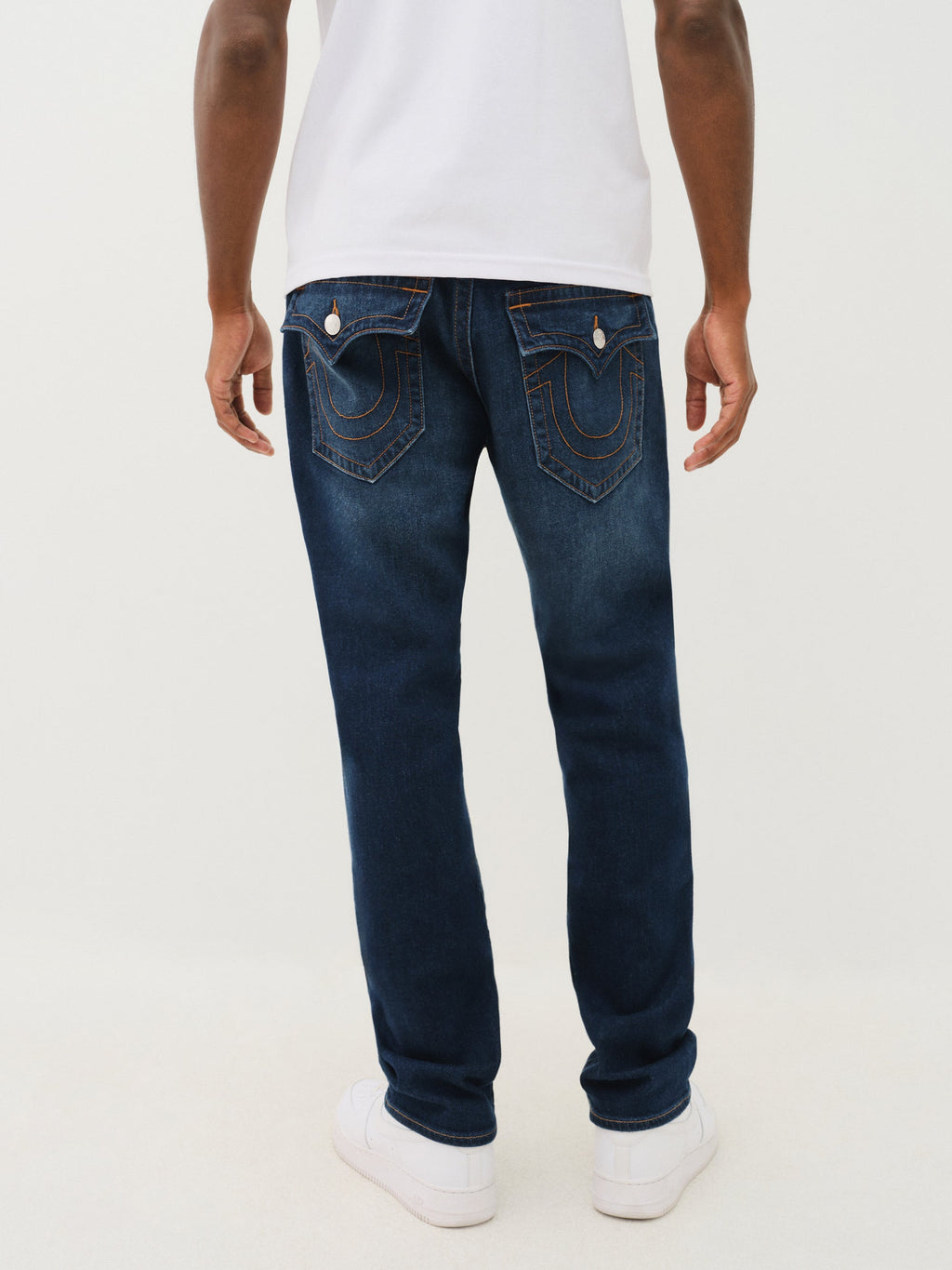 True Religion Geno Sn Flap 32In Damon Dark Wash