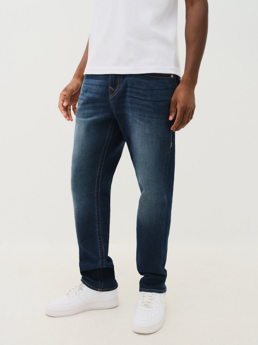 True Religion Geno Sn Flap 32In Damon Dark Wash