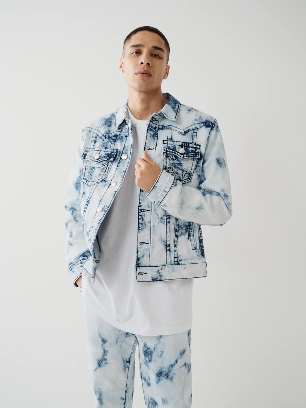 True Religion Jacket Ocean Vibes Lighht Wash