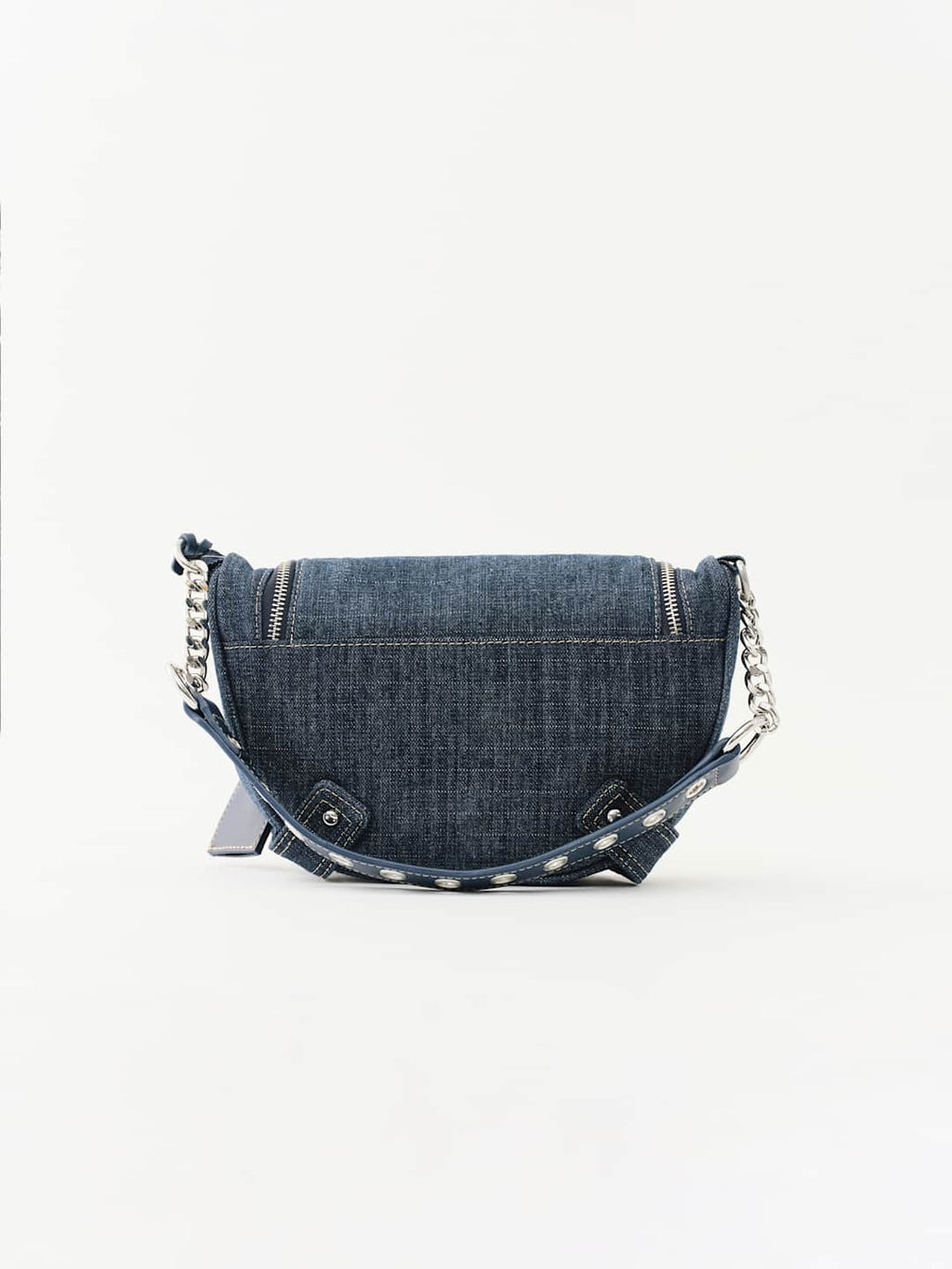 True Religion Chain Handle Bag Hobo Denim