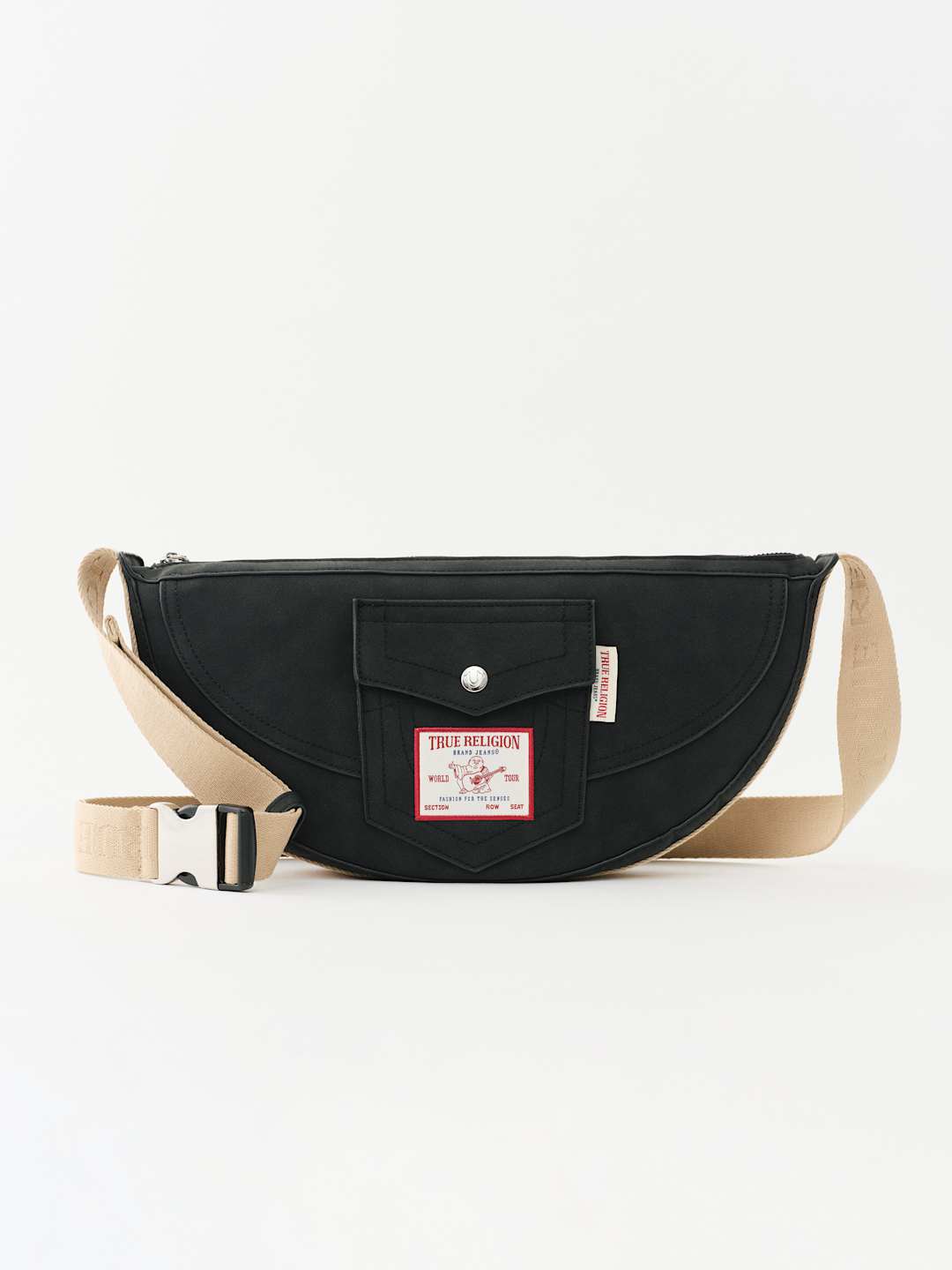 True Religion Utility Bag Hobo Black
