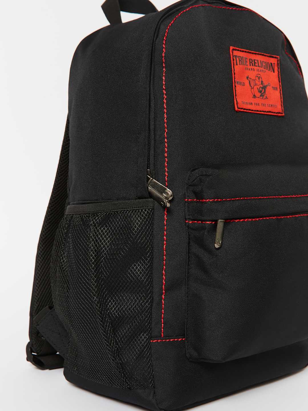 True Religion Big T Bag Backpack Black-Red