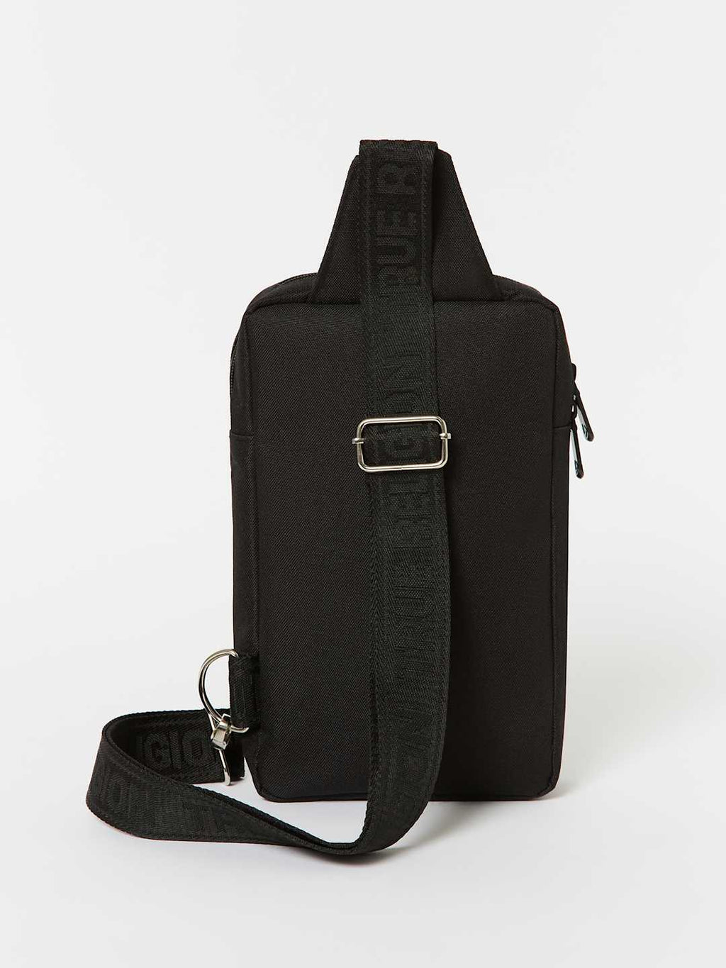 True Religion Sling Bag Embroidered Logo Black