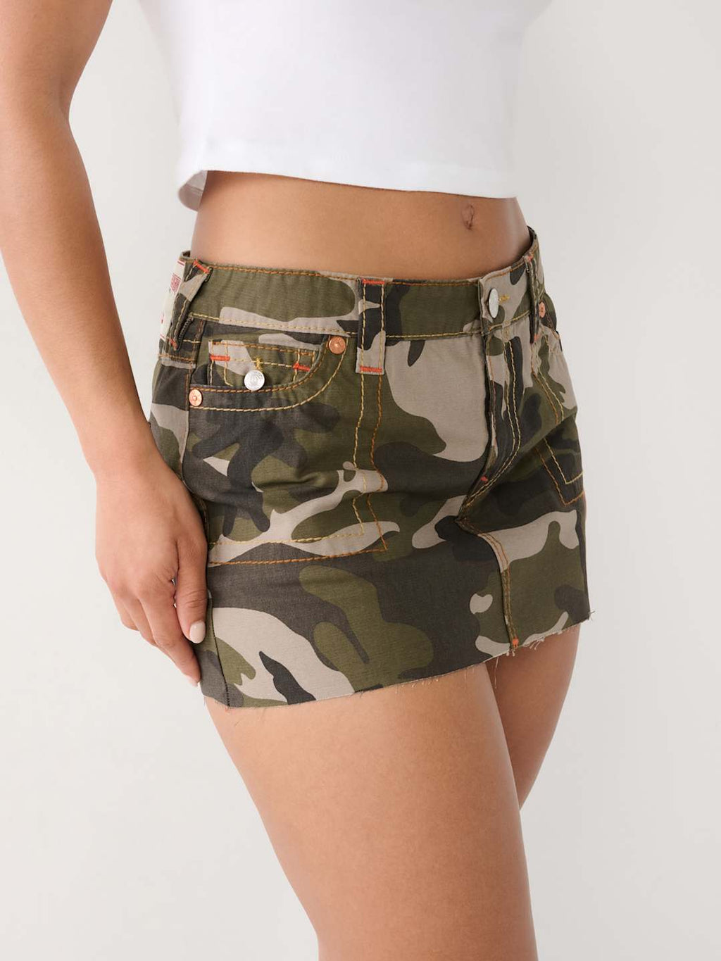 True Religion Big T Skirt Sadie Camo