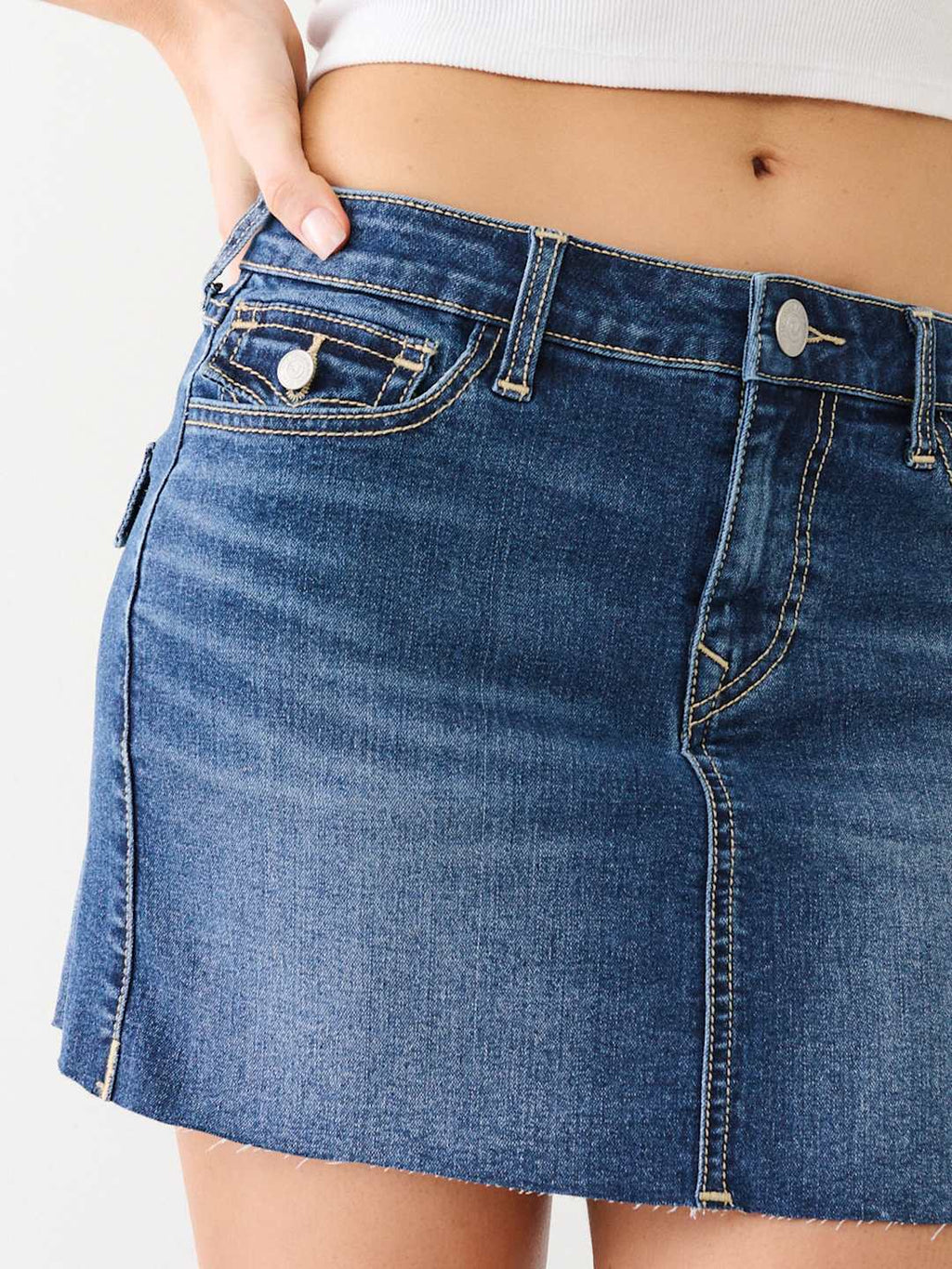 True Religion Sadie Skirt Mini Denim