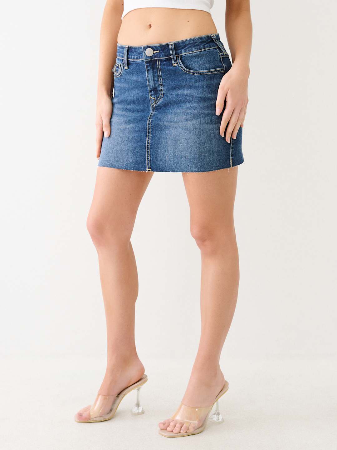 True Religion Sadie Skirt Mini Denim