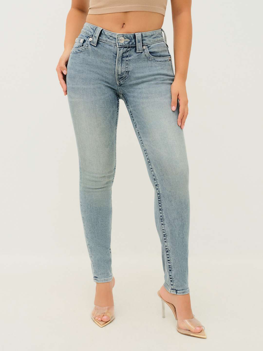 True Religion Jennie Jeans Mr Curvy Skinny Indigo