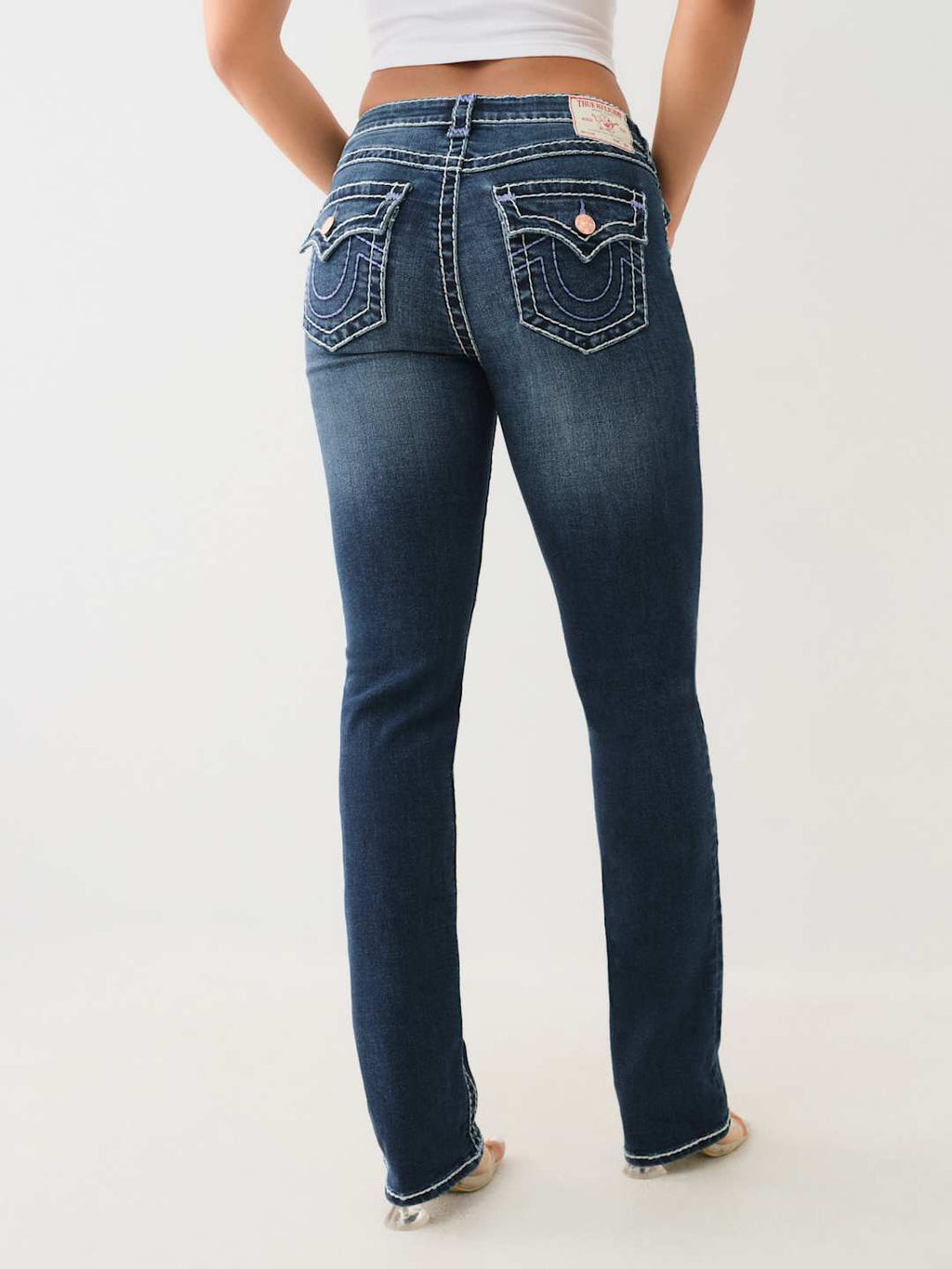 True Religion Jeans Ladies Billie MR Straight Flap Sup T Delilah