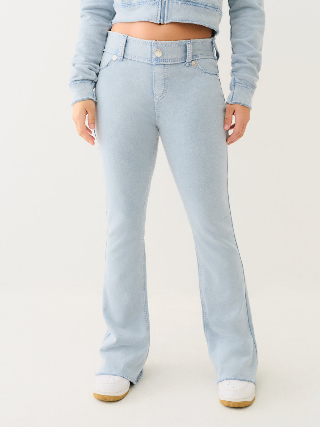 True Religion Wsh Raw Edge Big T Track Pants Pacific Coast