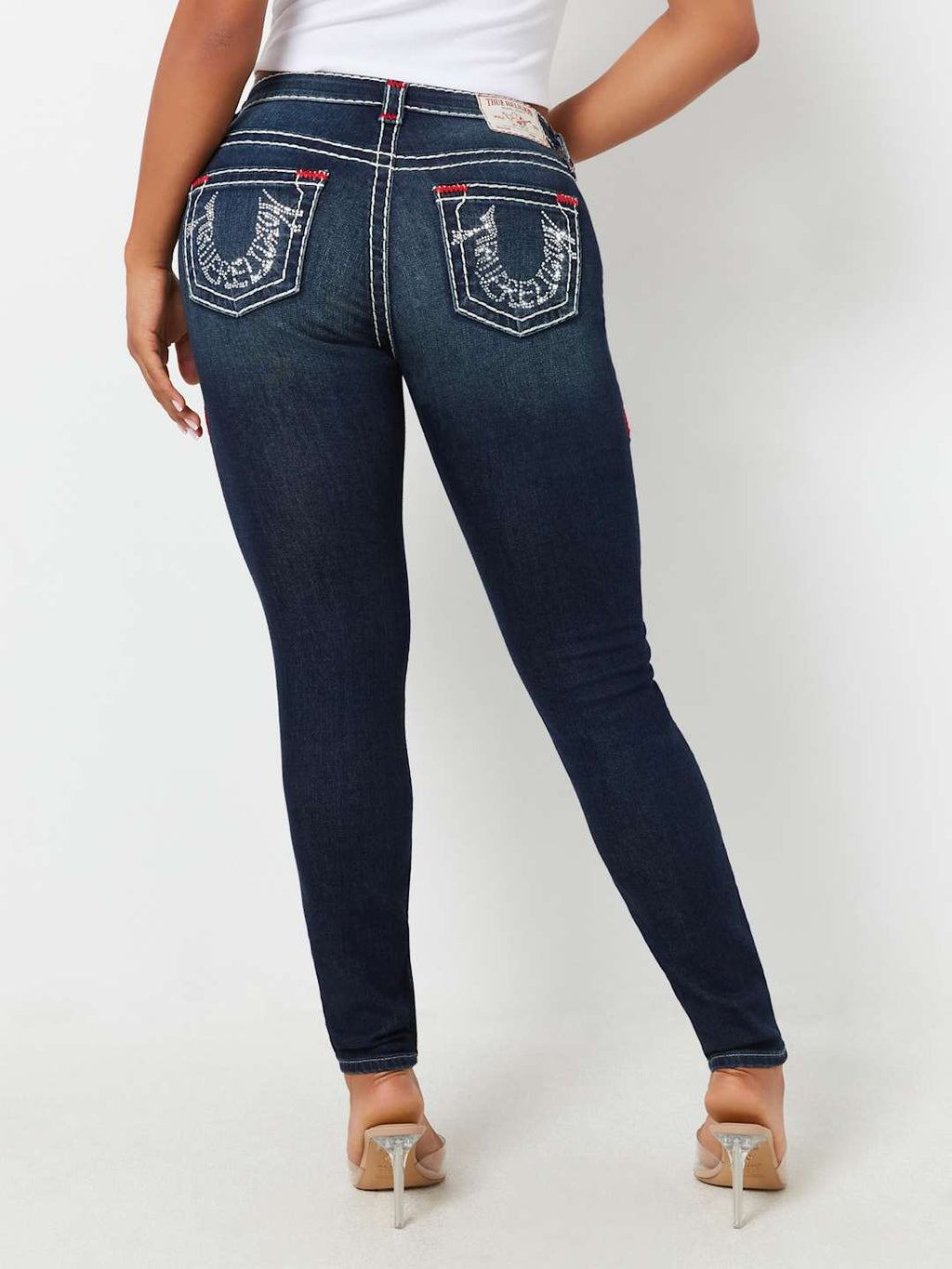 True Religion Jeans Ladies MR Jennie Skinny Super T Dark Wash