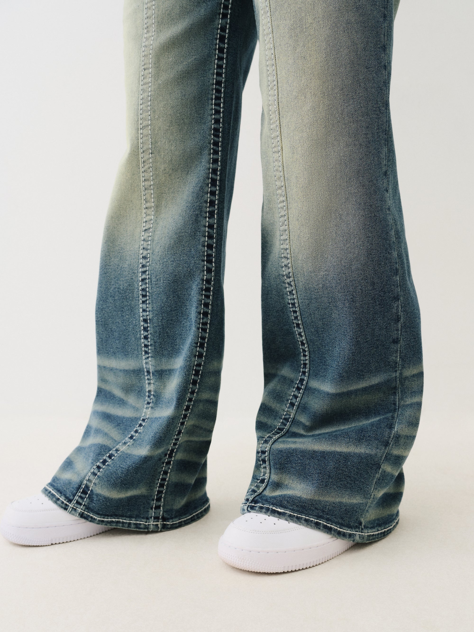 True Religion Bobbi Baggy Big T Emerald Fade