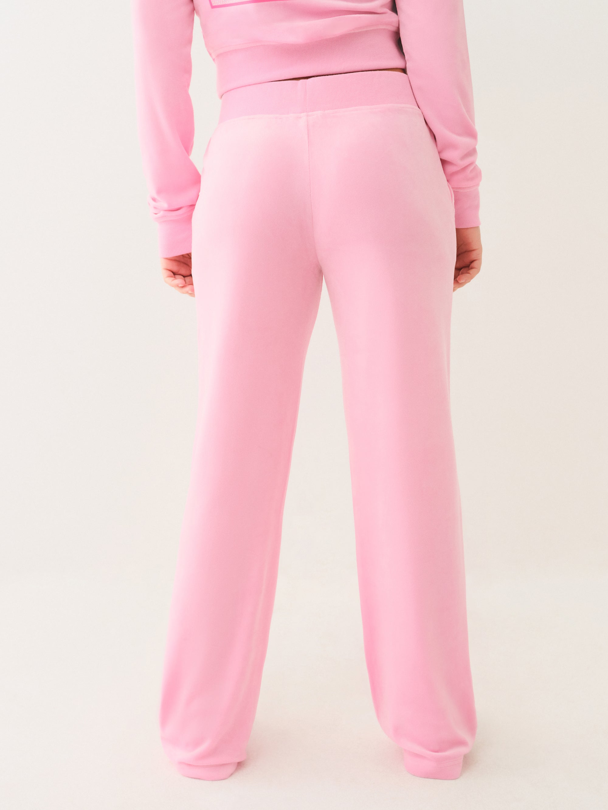 True Religion Velour Crystl Hs Straight Leg Prism Pink