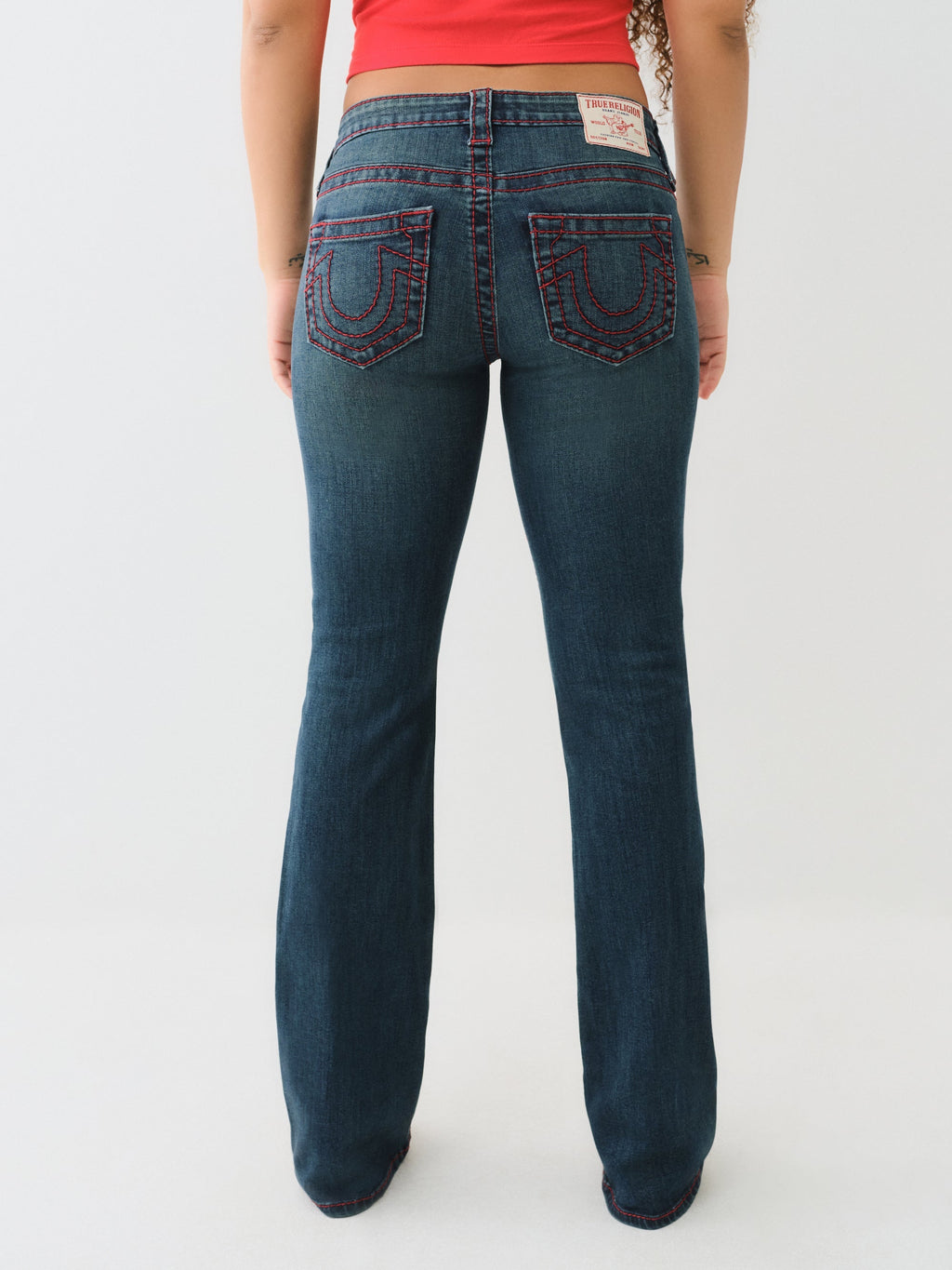 True Religion Becca Mid Rise Bootcut Big T Twilight Indigo