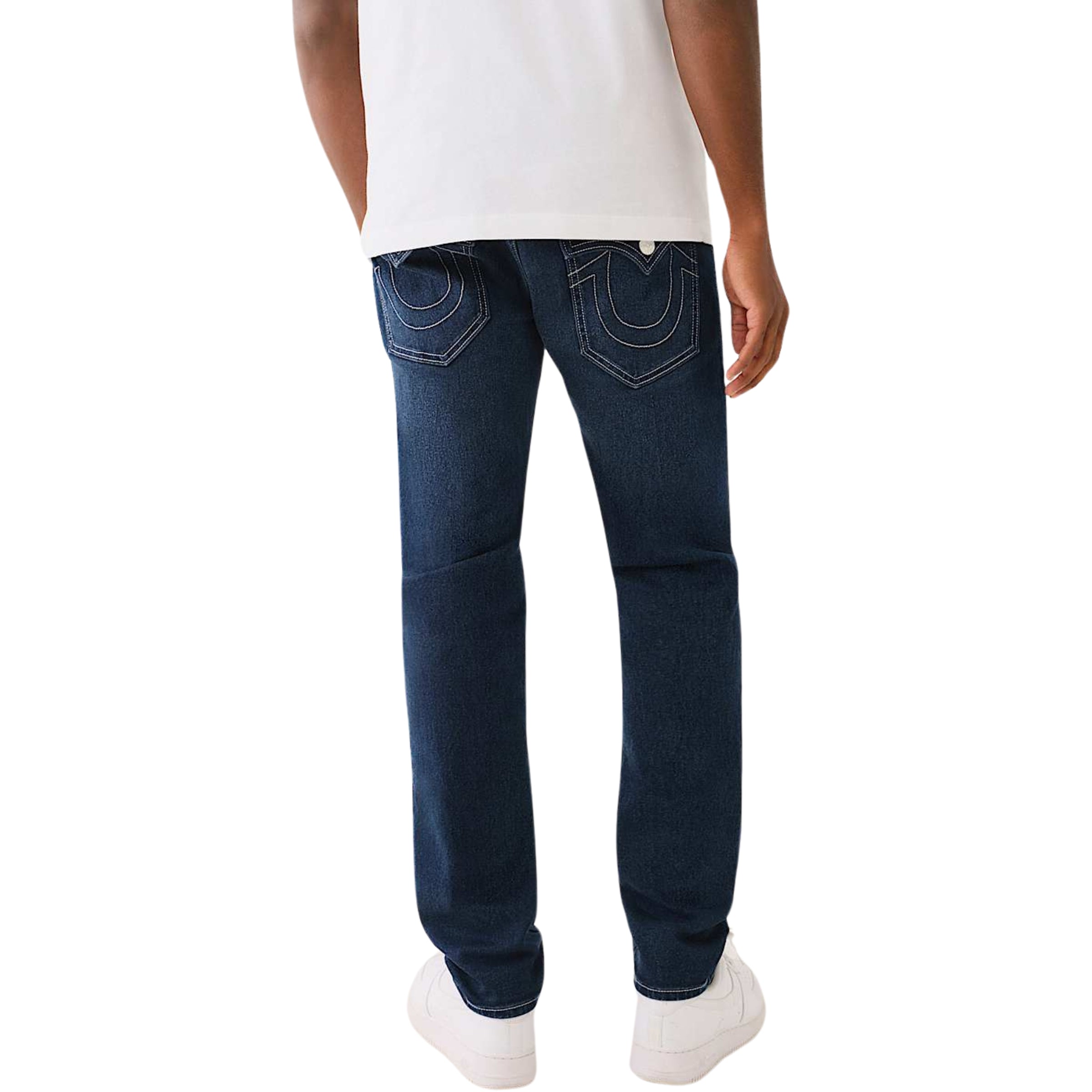 TRUE RELIGION ROCCO SN FLAP SKINNY DARK AVALANCHE WASH