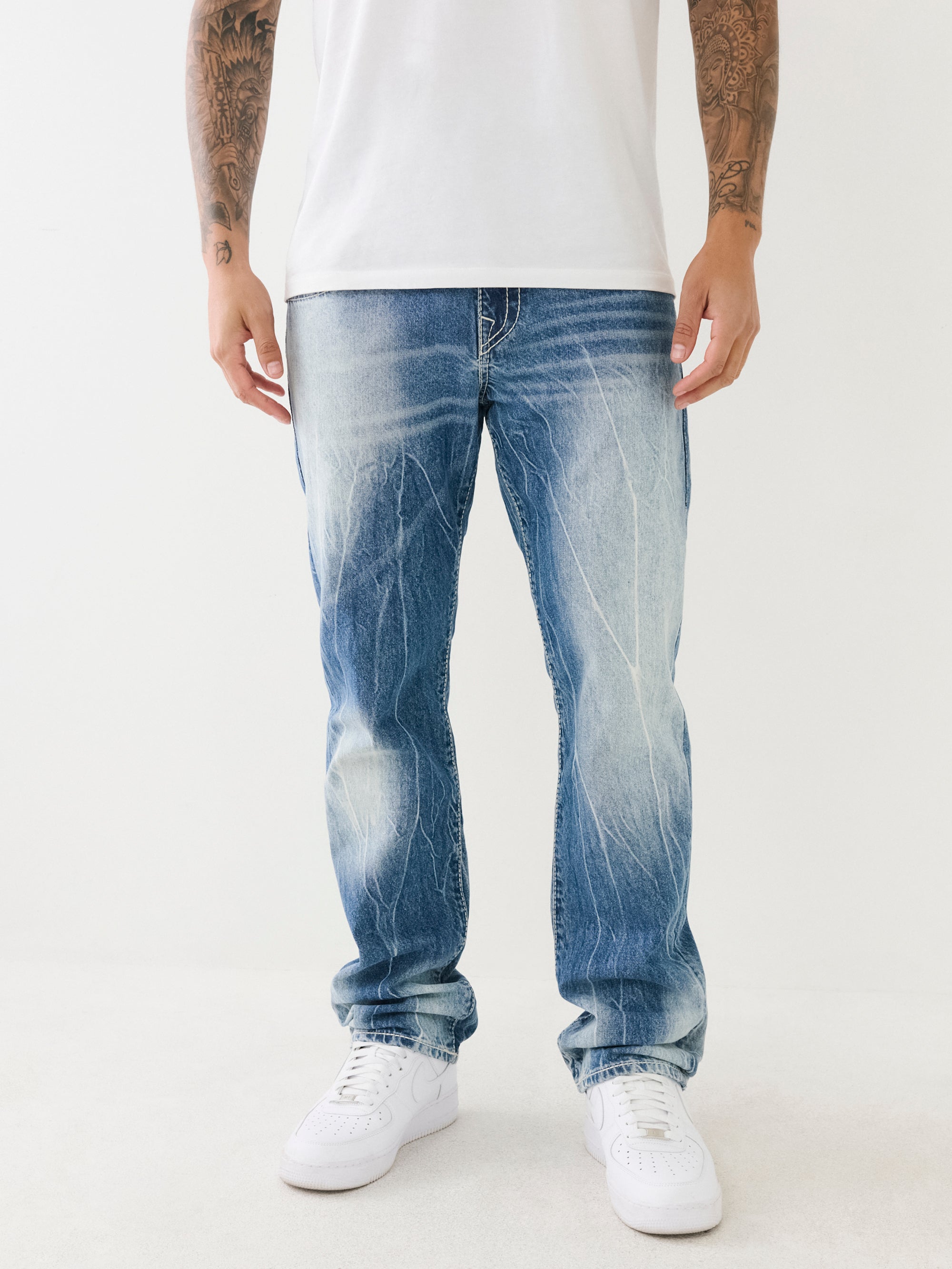 True Religion Ricky Blue Submarine Medium Wash