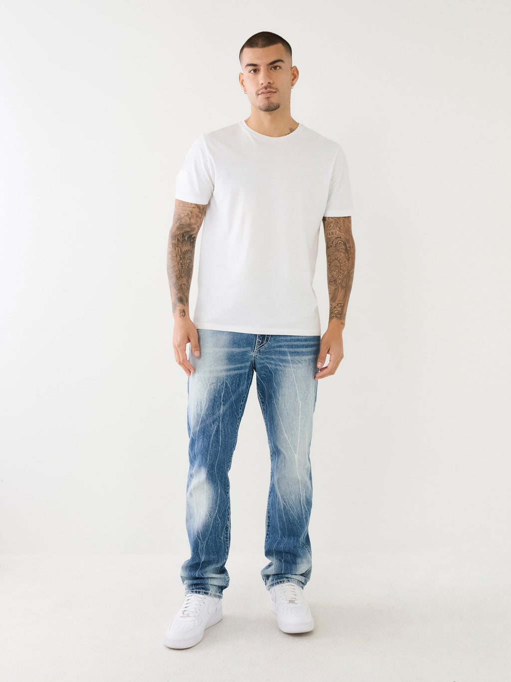 True Religion Ricky Blue Submarine Medium Wash