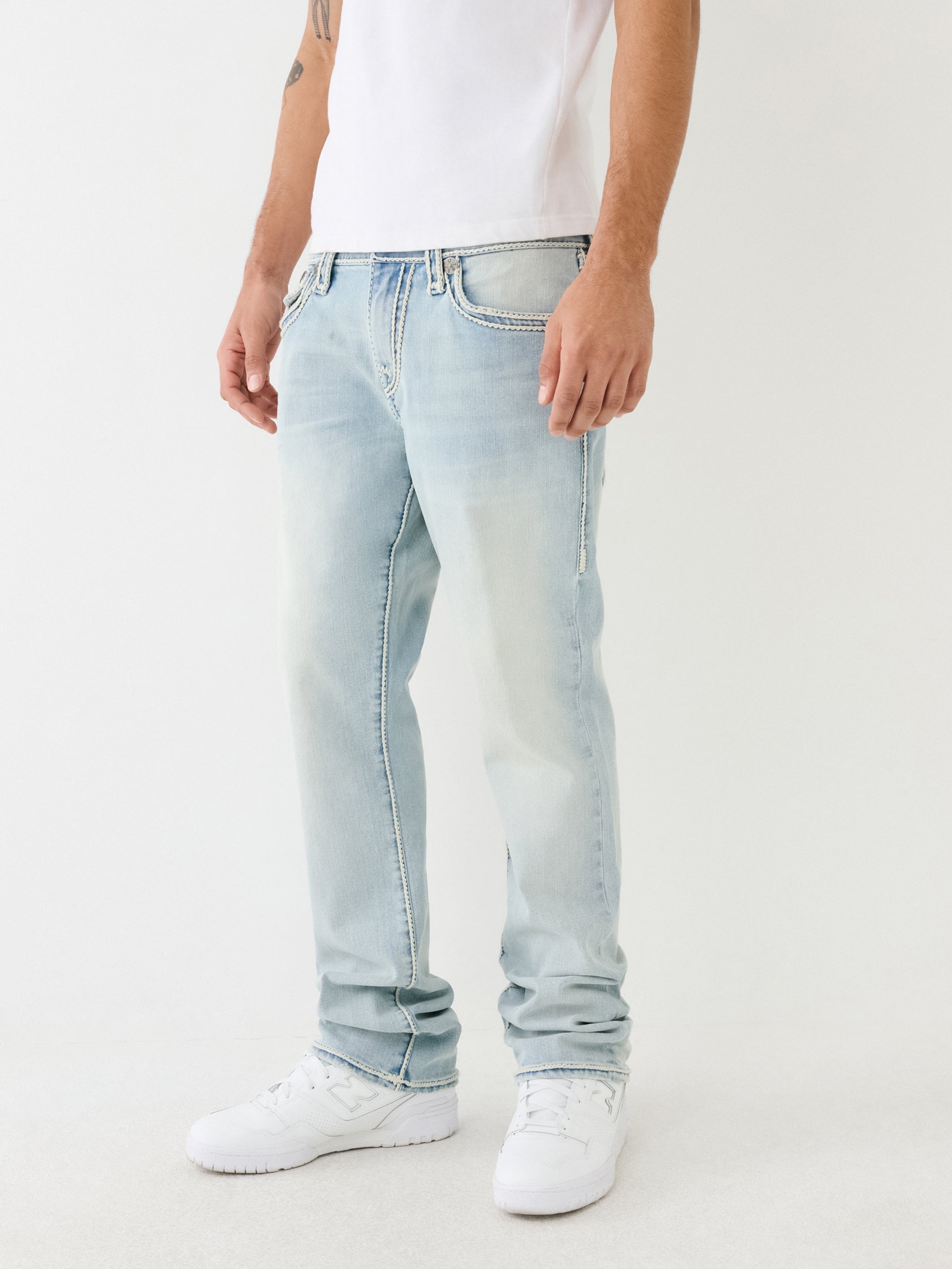 True Religion Ricky Jeans Rope Stitch Kolari Light Wash
