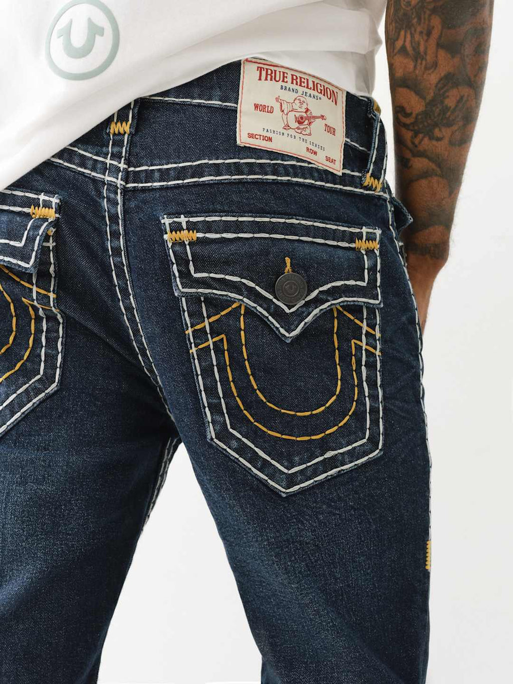 True Religion Rocco Jeans Columbia Dark Wash