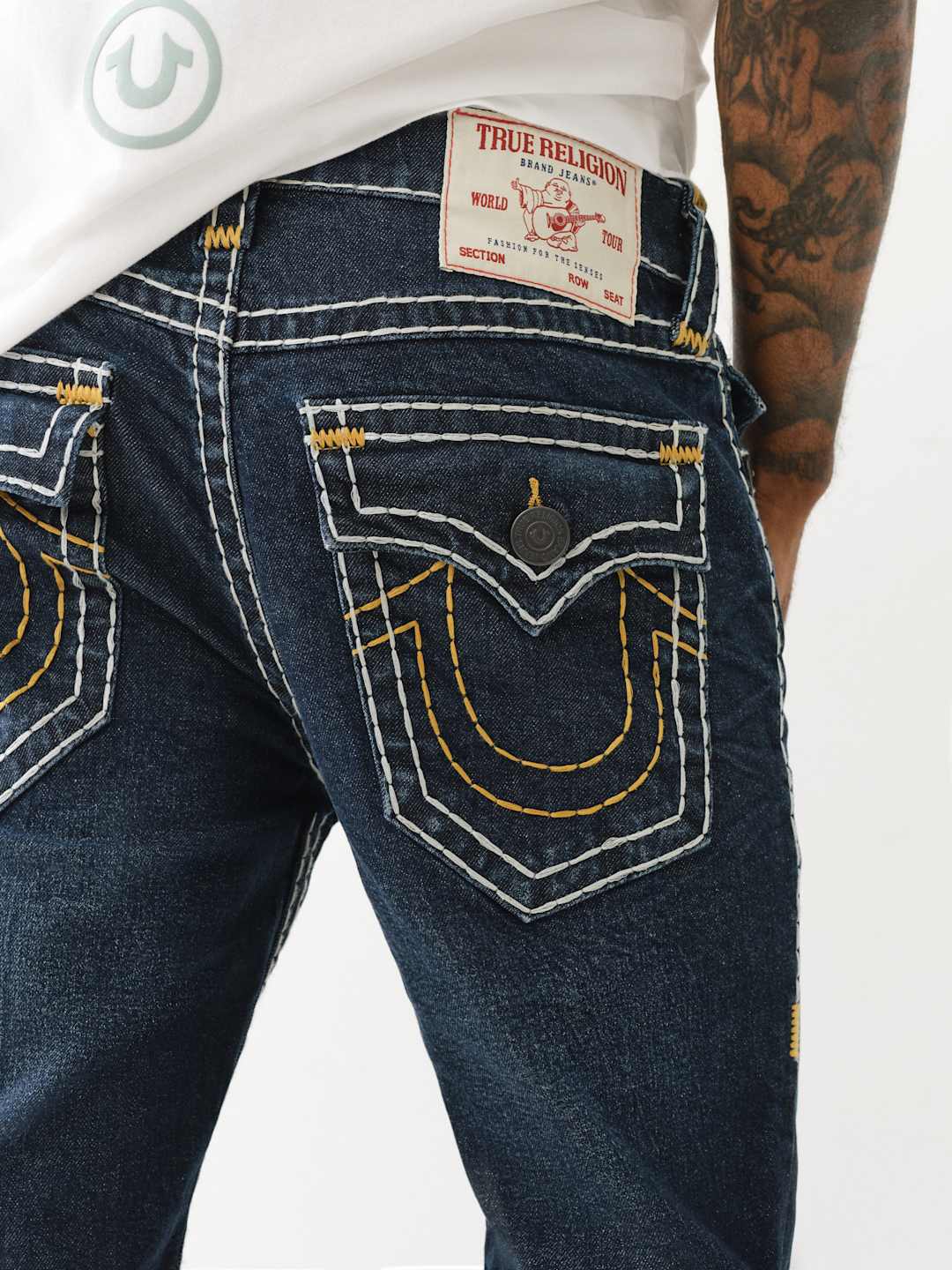 True Religion Rocco Jeans Columbia Dark Wash
