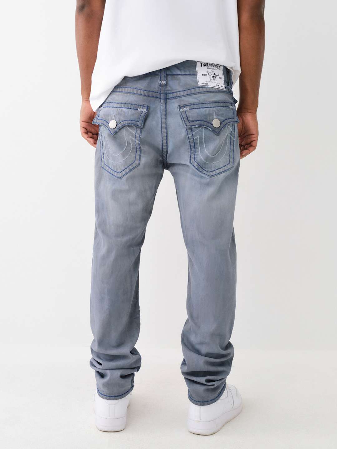 True Religion Rocco Jeans Super T Overdye Grey Wash