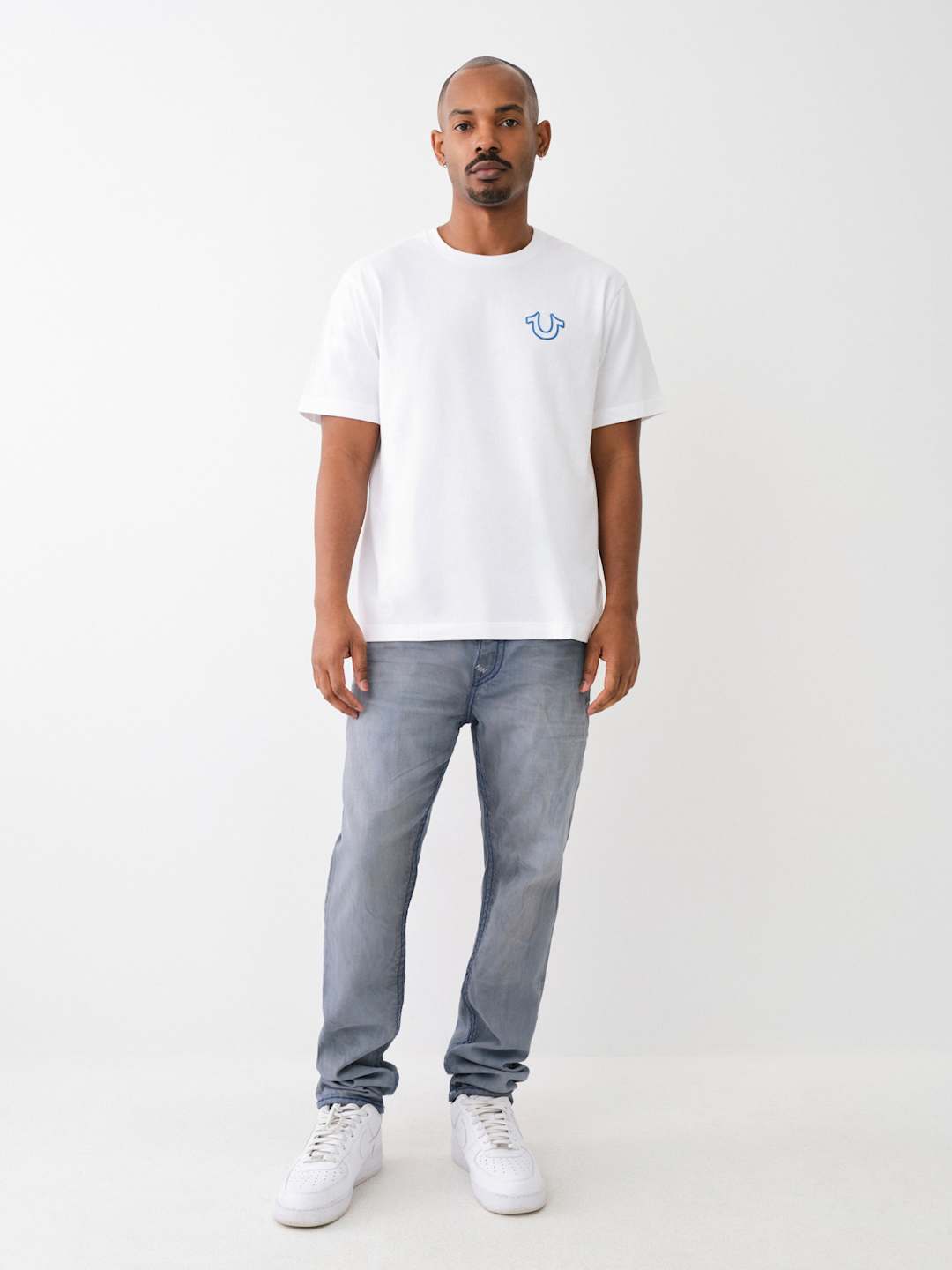 True Religion Rocco Jeans Super T Overdye Grey Wash