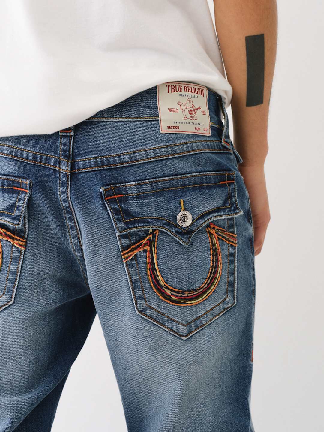 True Religion Rocco Jeans Rainbow Greenwich Ave Dark Wash