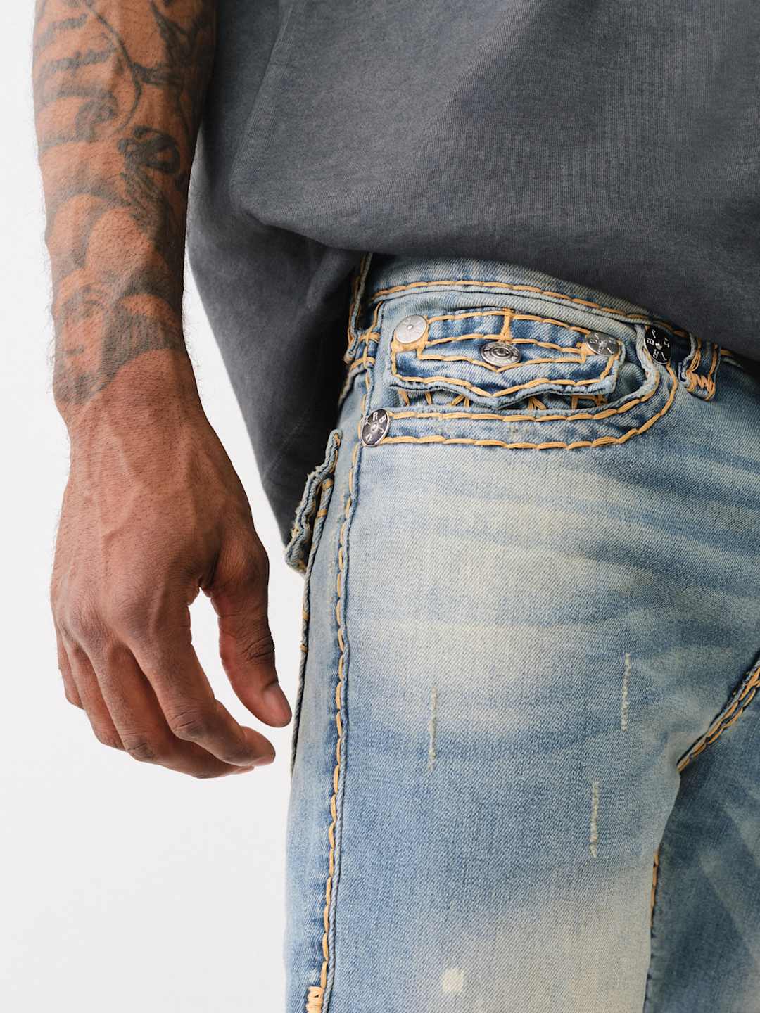 True Religion Rocco Jeans Super T Medium Wash