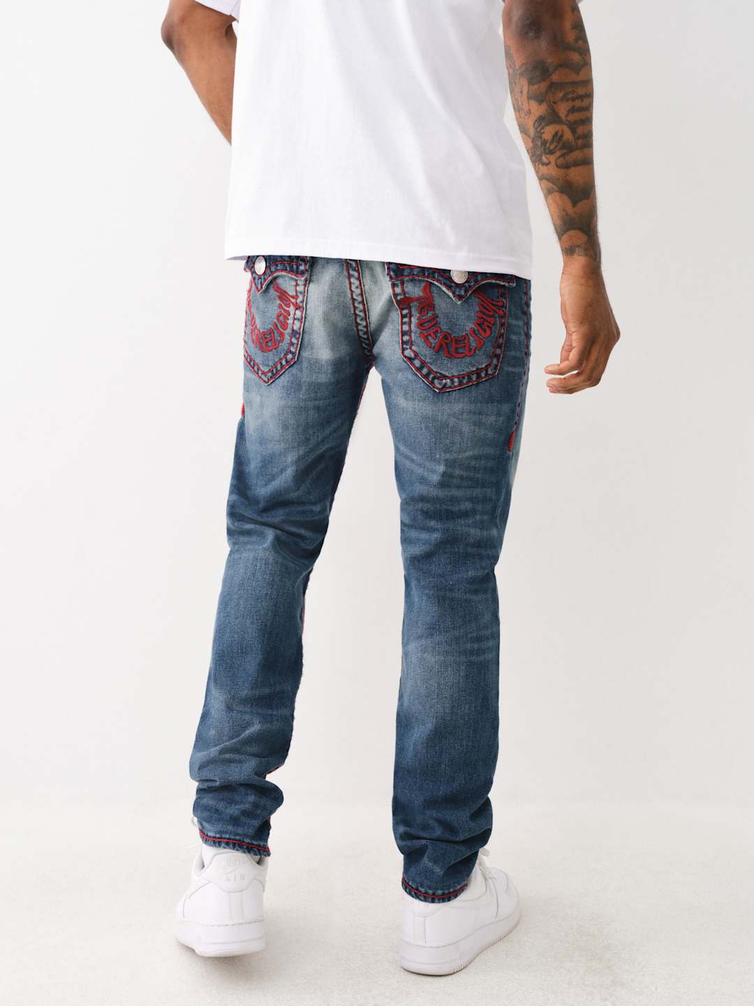 True Religion Rocco Jeans Super T Old Glory Medium Wash