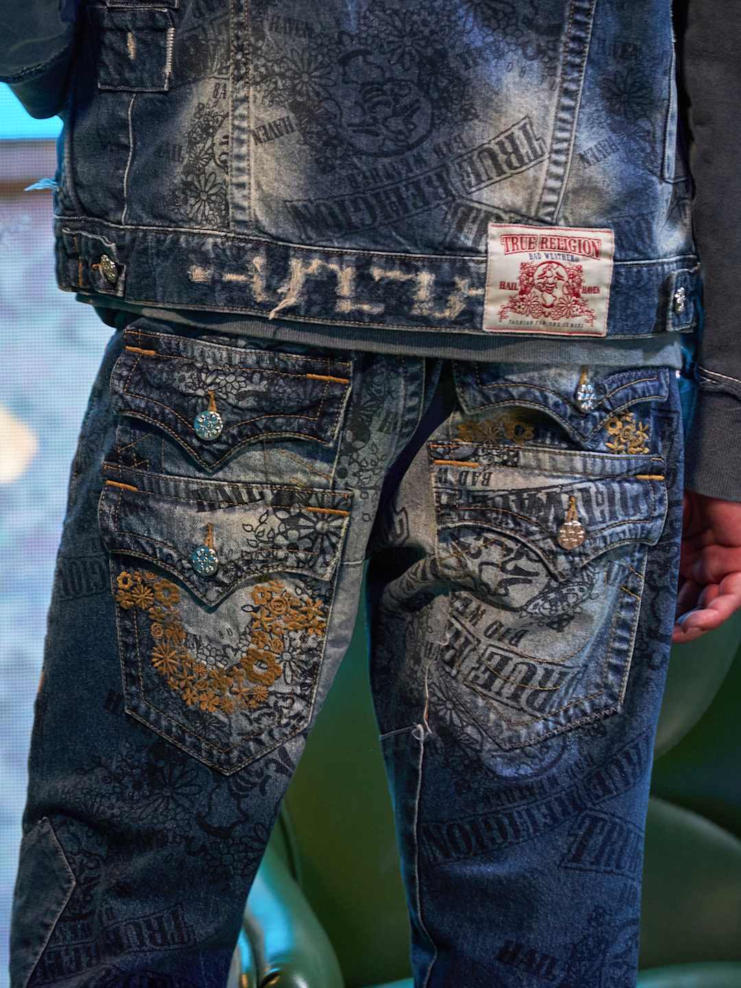 True Religion Joey Jeans Whispering Trees Medium Wash