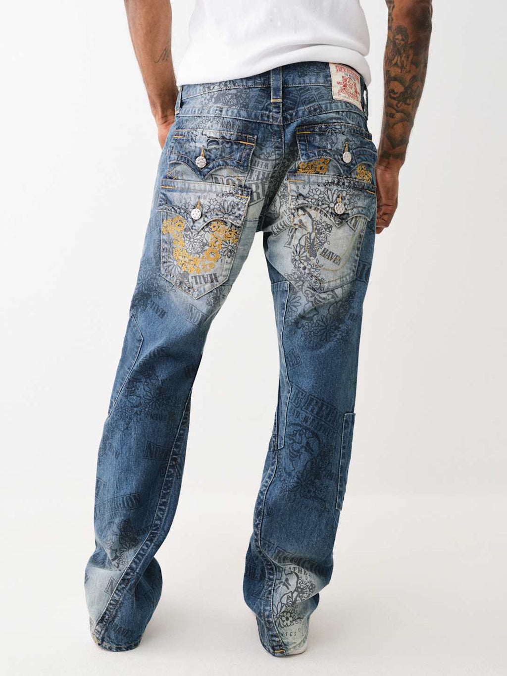 True Religion Joey Jeans Whispering Trees Medium Wash