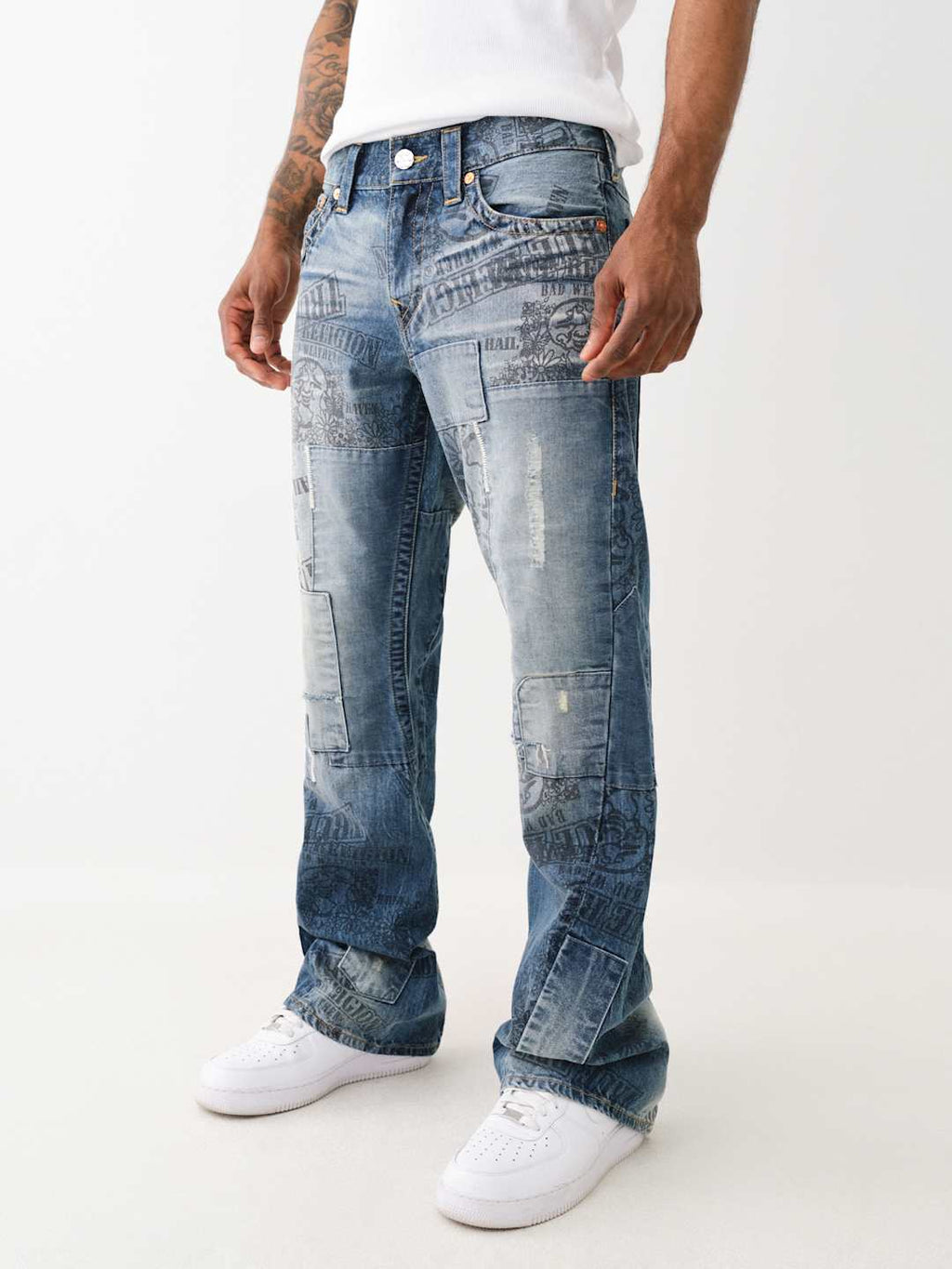 True Religion Joey Jeans Whispering Trees Medium Wash