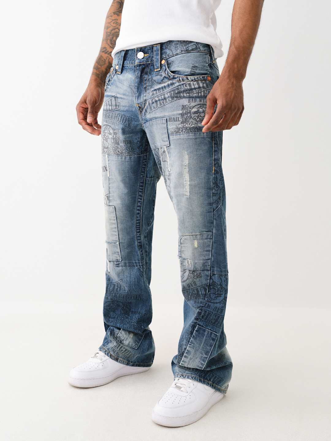 True Religion Joey Jeans Whispering Trees Medium Wash