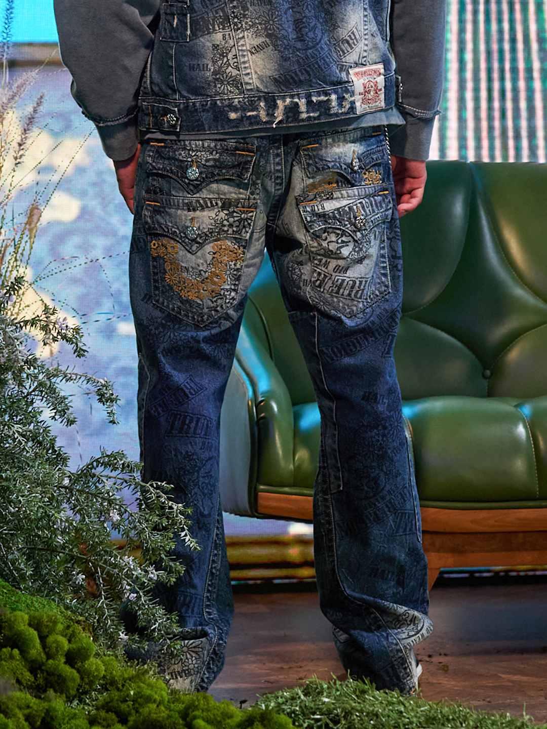 True Religion Joey Jeans Whispering Trees Medium Wash