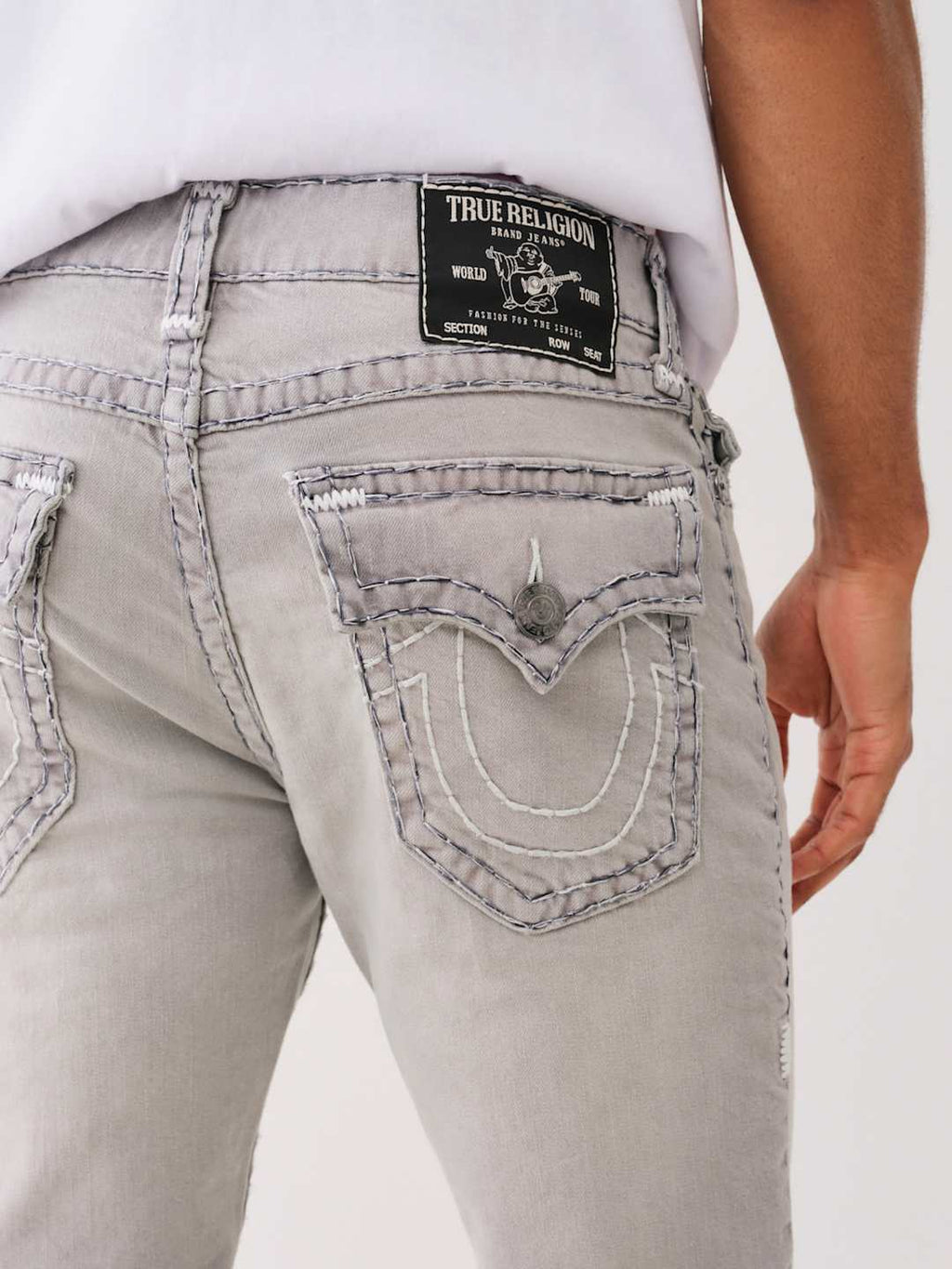 True Religion Rocco Jeans Super T Grey Wash