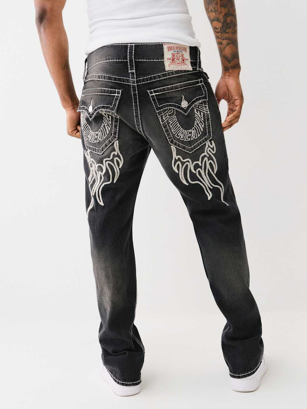 True Religion Billy Jeans Flame Minder Black Wash